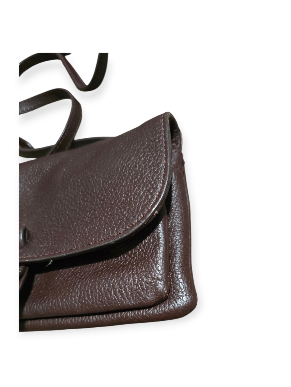 Lucky Brand bordeaux pebbled leather wallet crossbody - Picture 5 of 10